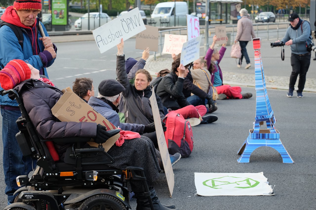 Legale Verkehrsblockade