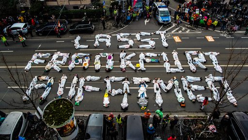 "NIX NOx" Straßenblockade am 31.01.2020