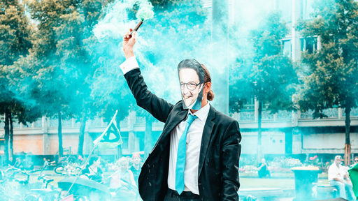 Straßenblockade Paradeplatz