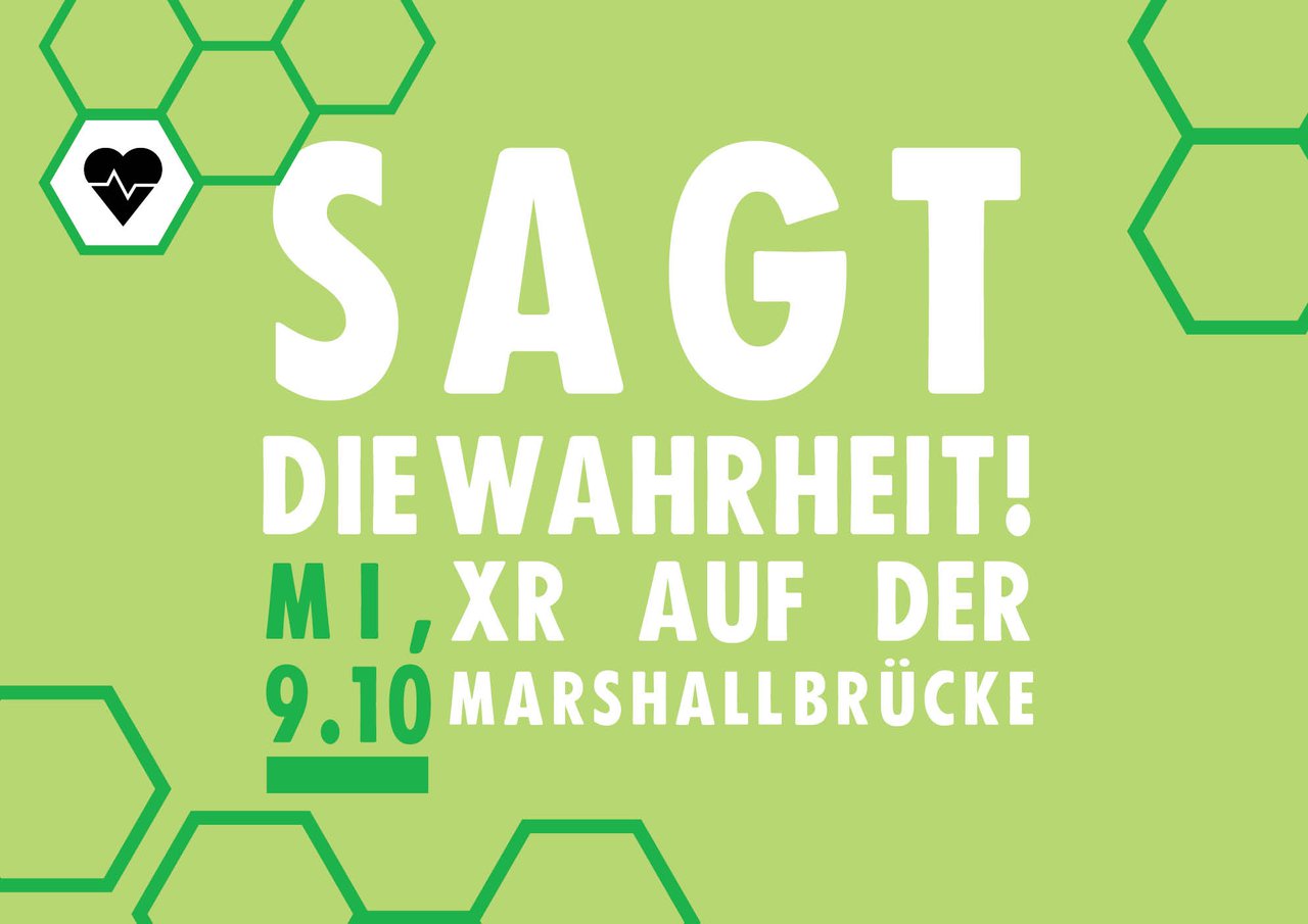 Mi, 09.10 - Sagt die Wahrheit! Marshallbrücke