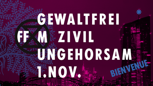 Demo vor der EZB am 01.11.2019