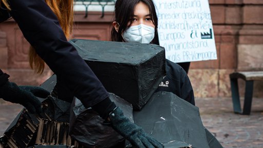 Kunstaktion HD Kohlefrei