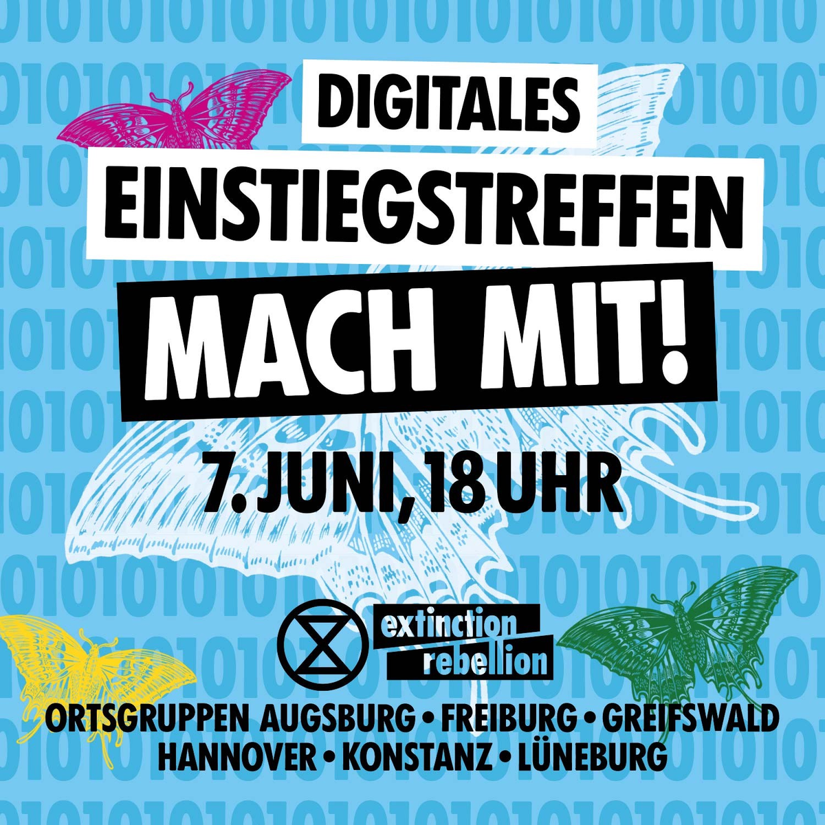 Mach mit! Digitales Einstiegstreffen