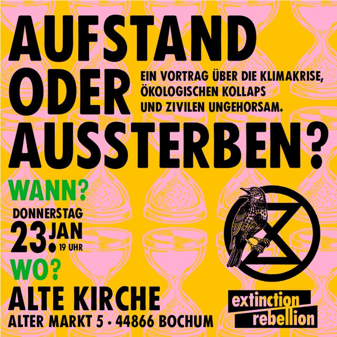 Talk: Aufstand oder Aussterben?